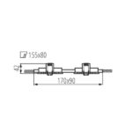 Kanlux 18284 Точково таванно осветително тяло SEIDY Gx5.3 12V IP20