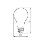 Kanlux 29609 ЛЕД Лампа XLED A60M E27 220V 7W 2700K