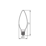 Kanlux 29623 ЛЕД Лампа XLED C35M E14 220V 6W 4000K