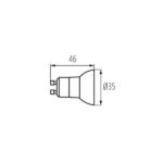 Kanlux 33080 ЛЕД Лампа REMI LED GU10 220V 4000K
